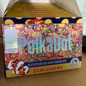 Polka Dot Toblerone Belgian Chocolate Bar