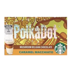 Caramel Macchiato PolkaDot Magic Mushroom Belgian Chocolate