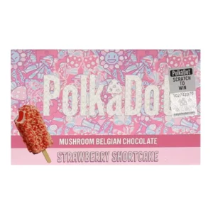Strawberry Shortcake PolkaDot Magic Mushroom Belgian Chocolate