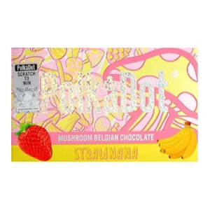 Strawnana Polkadot Magic Mushroom Belgian Chocolate